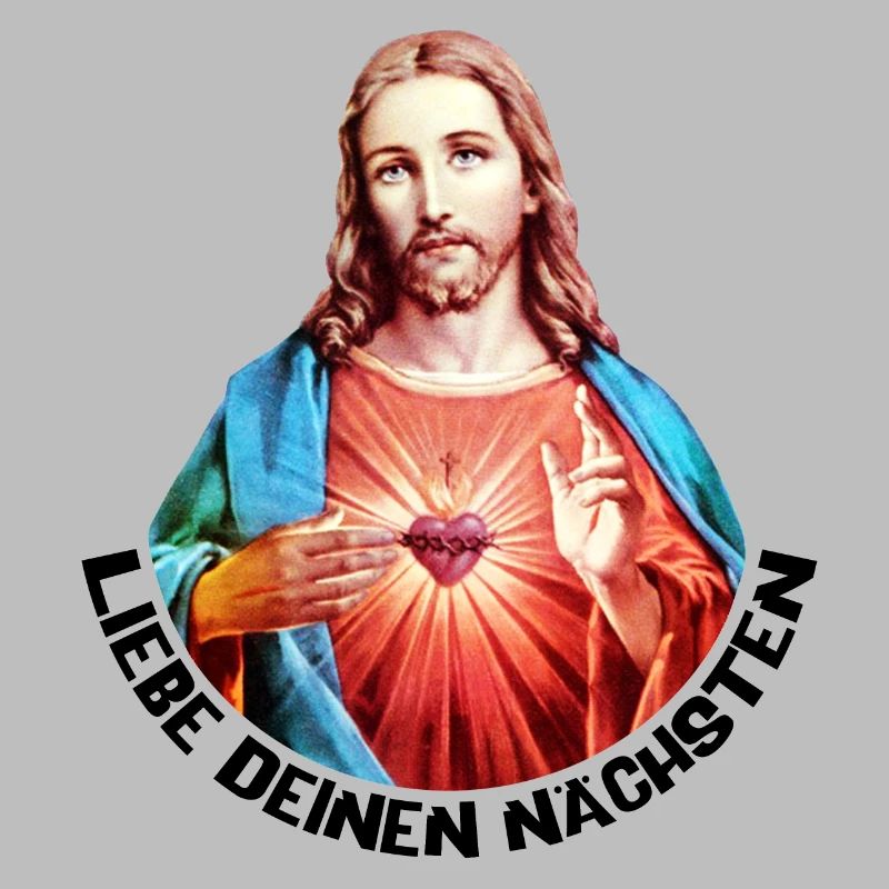 Love Your Neighbor Jesus Left Hand Blessing