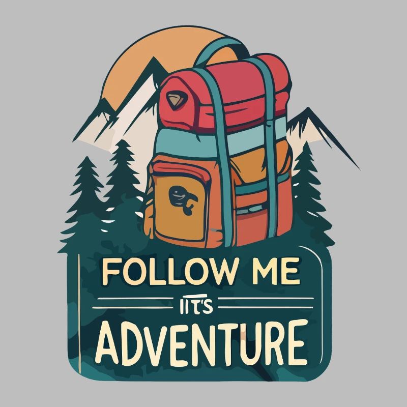 Adventure Backpack Mountains Forest