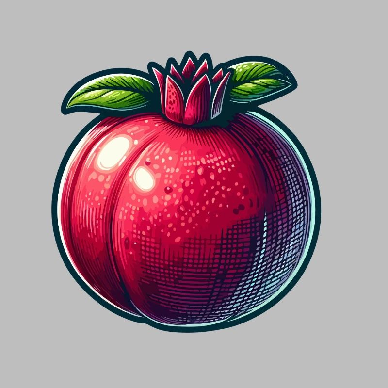 Pomegranate with Bright Modern Patterns