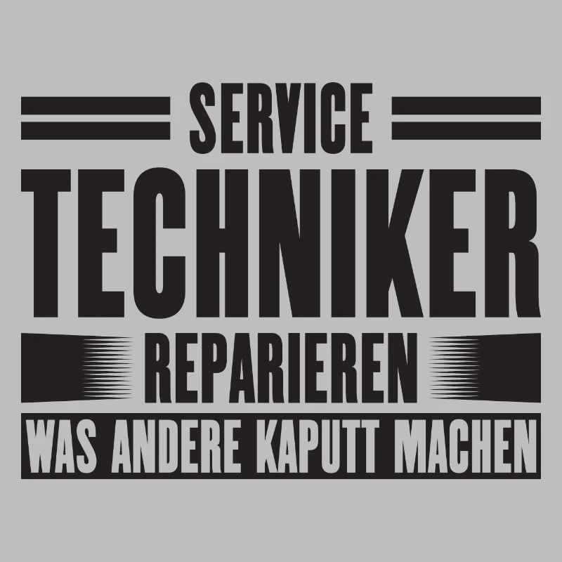 Service Technician Support Solution Slogan Service