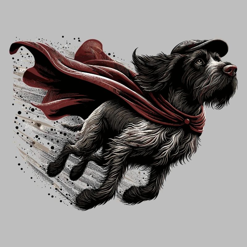 Super Dog German Wirehaired DD Pointer Gift