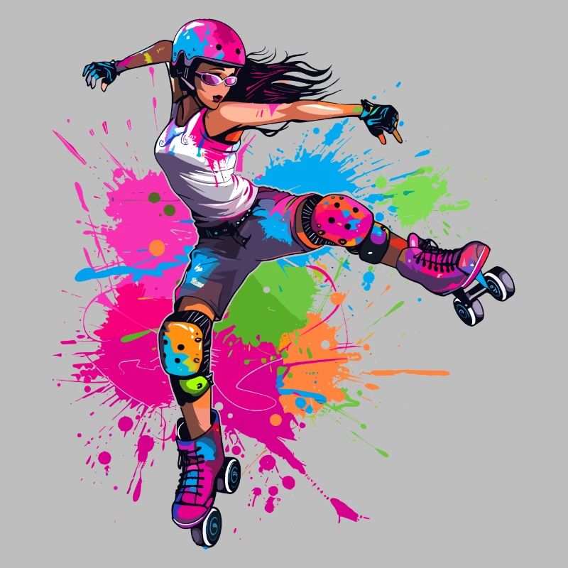 Roller Skater Mädchen