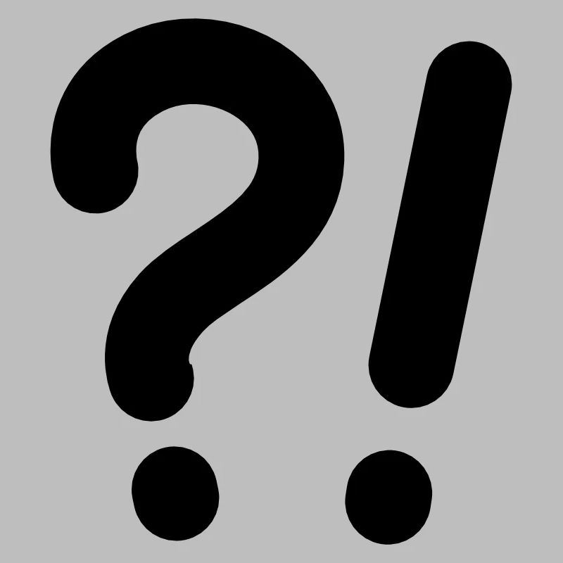 Question marks and exclamation marks