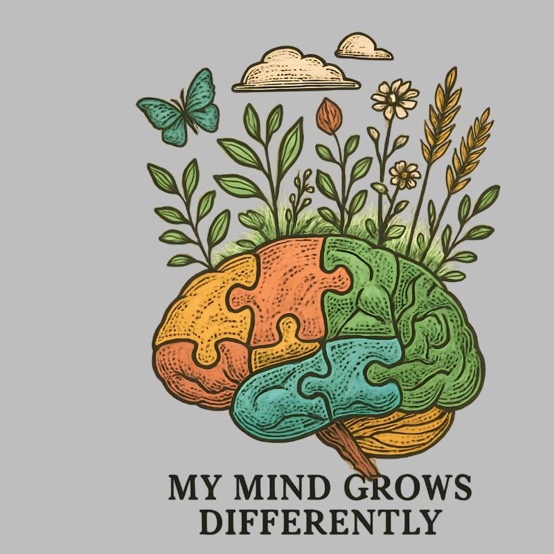 Brain grows differently