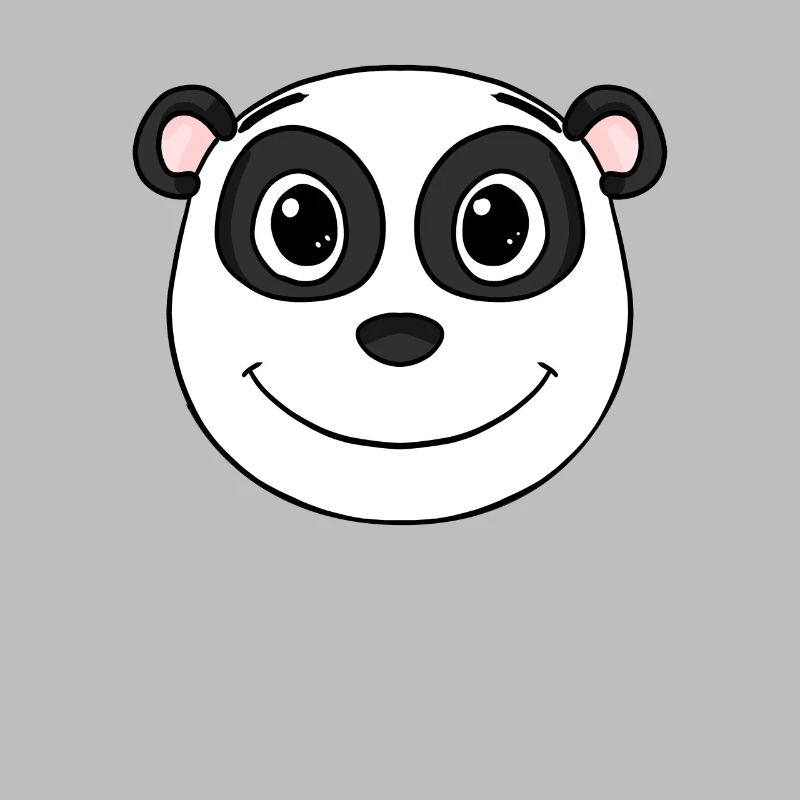 Panda Head Bear Cute