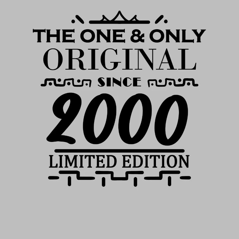 2000 - Année de construction 2000 - Année de naissance 2000