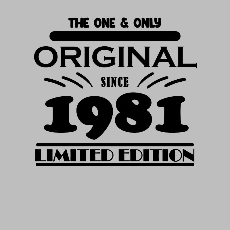 1981 - Année de construction 1981 - Naissance 1981