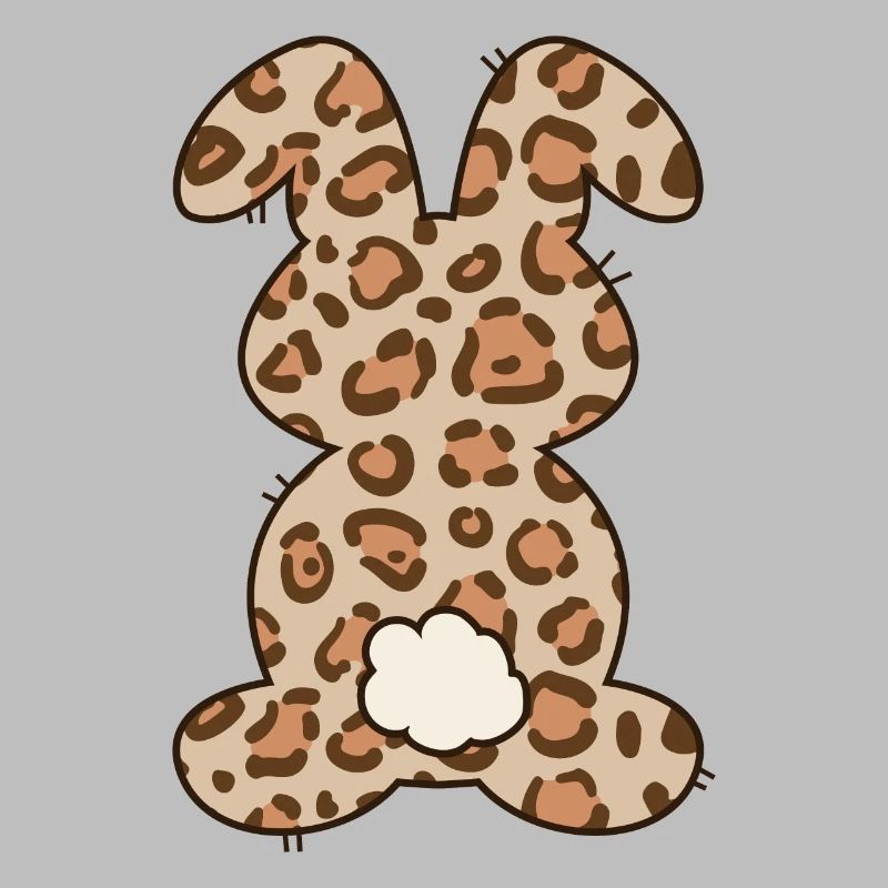 Leopard Pattern Rabbit Easter for Kids