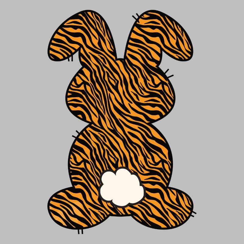 Tiger Pattern Rabbit Easter