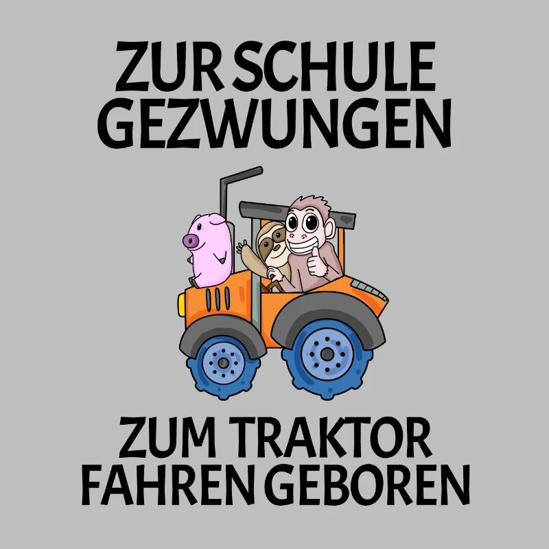 Schule Einschulung Traktor Geschenk Lustig