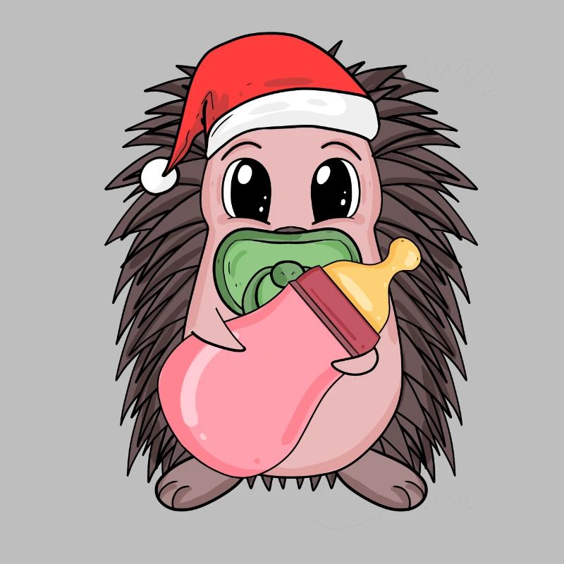 Hérisson bébé Noël