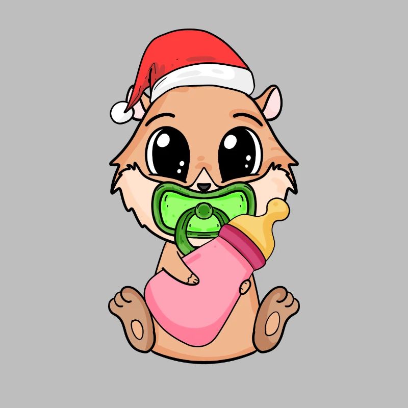 Cochon d’Inde Bébé Cochon d’Inde de Noël