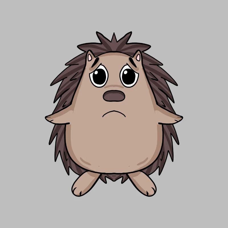 Hedgehog Sad - Sad Hedgehog
