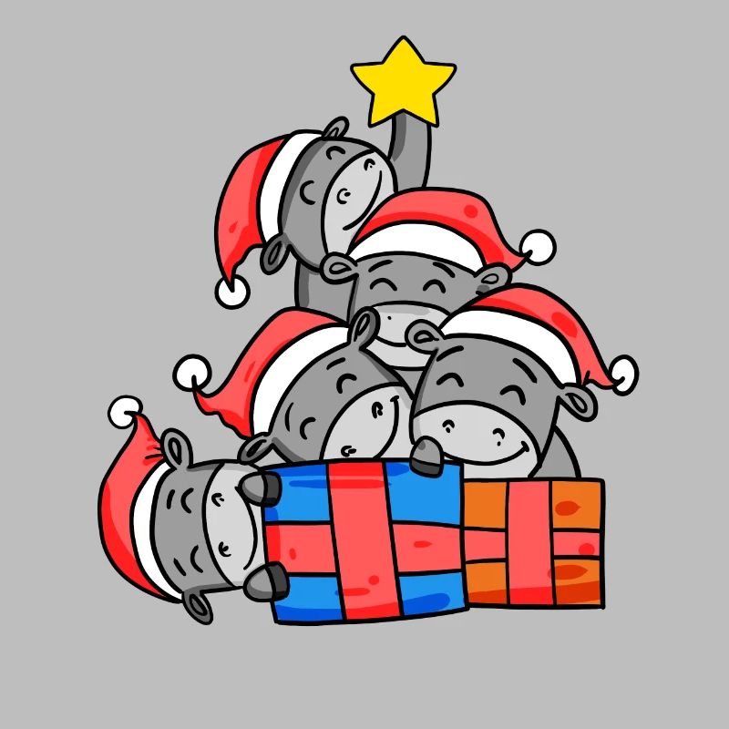 Arbre de Noël âne Noël