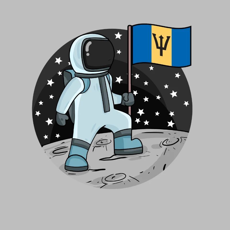 Drapeau astronaute Barbade