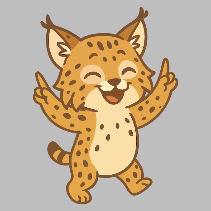 Feiernder Luchs