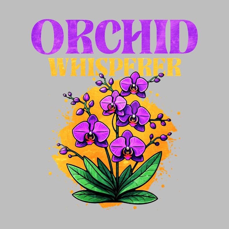 Conception de murmure d'orchidée