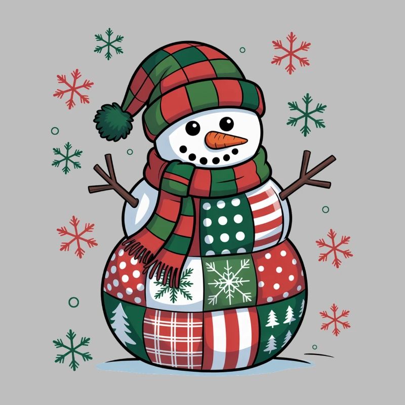 Schneemann Patchwork 