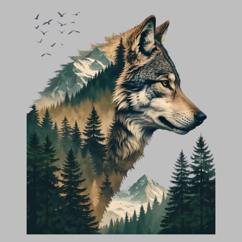 Waldwolf Double Exposition