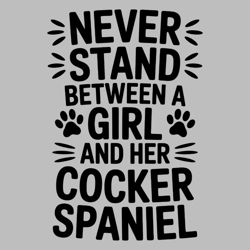 Cocker Spaniel Spruch Witz Cocker Spaniel Geschenk