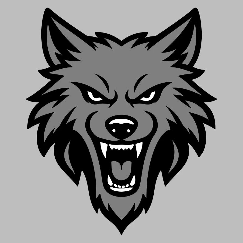 Wolf Kopf Logo