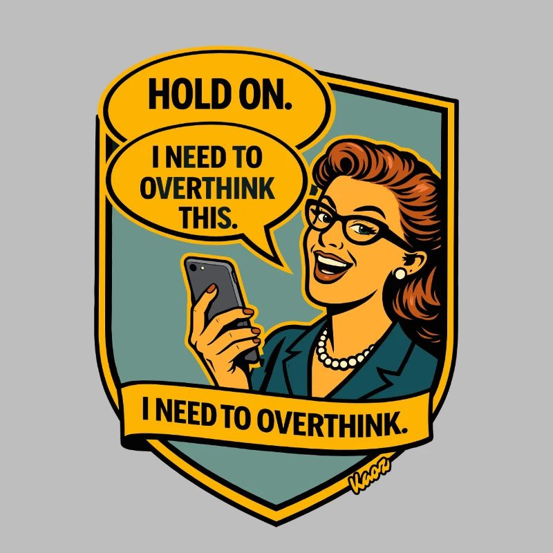 Stop – Repense Overthinker Comic