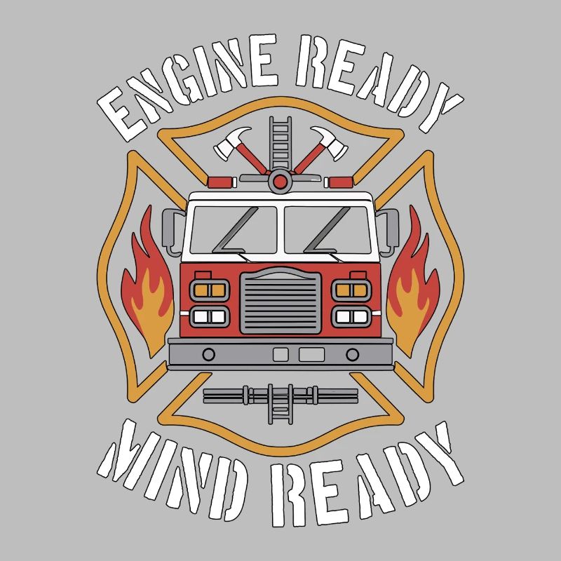 Fire Engineer Engine Ready Mind Ready Firefighting