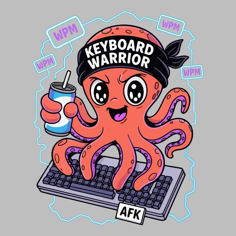 Keyboard Warrior Squid
