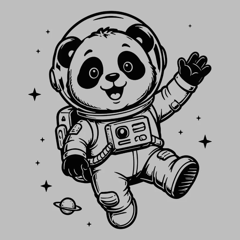 Astronaute Panda : Aventure spatiale