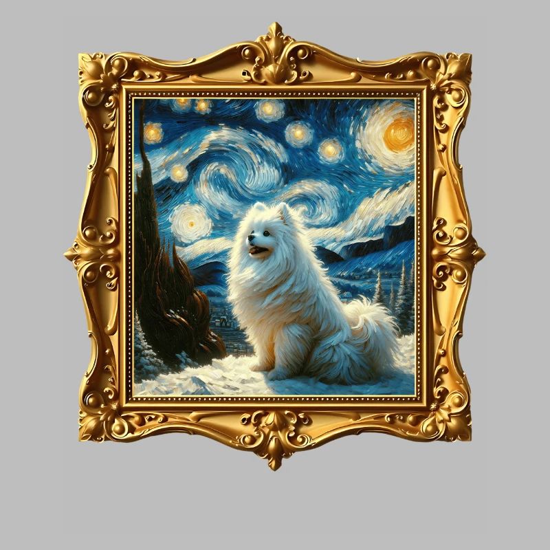 Spitz Zwergspitz Starry Night