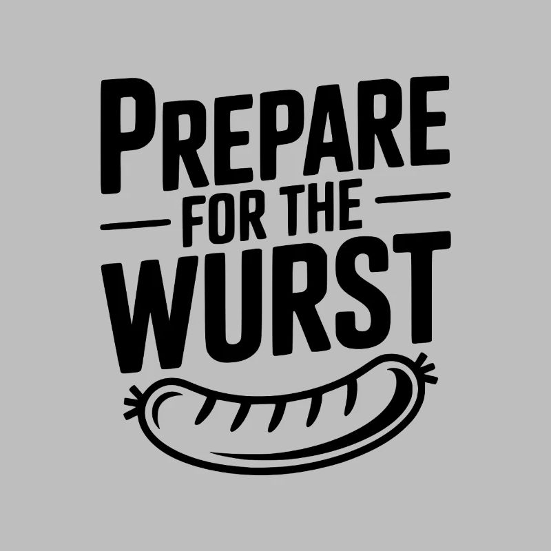 Bereite dich auf die Wurst vor