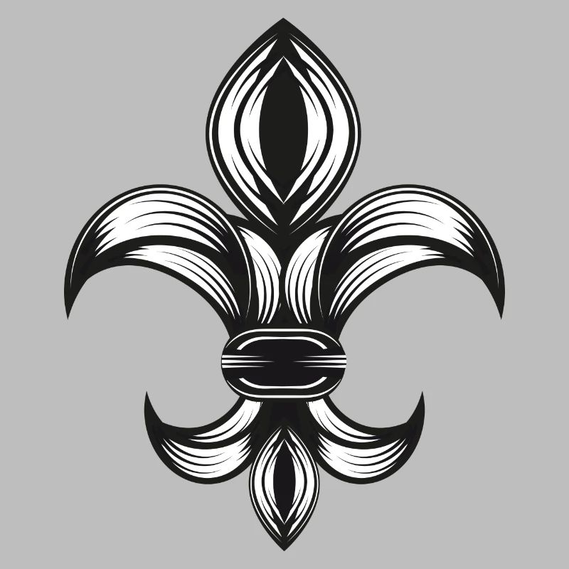stylized iris - Fleur-de-Lys