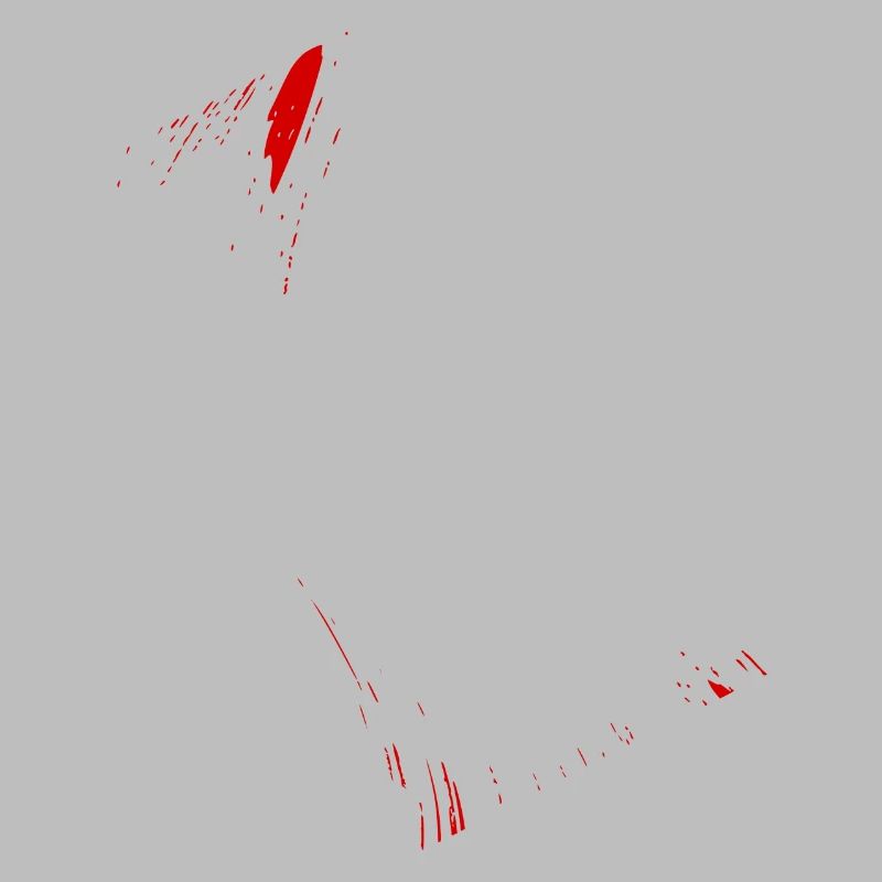Abstract Spots / Line / Red / Pattern / Nature