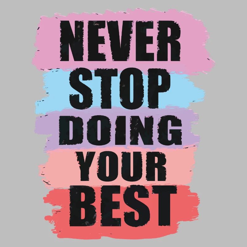 Conception motivante avec conception de texte en blocs de couleurs
