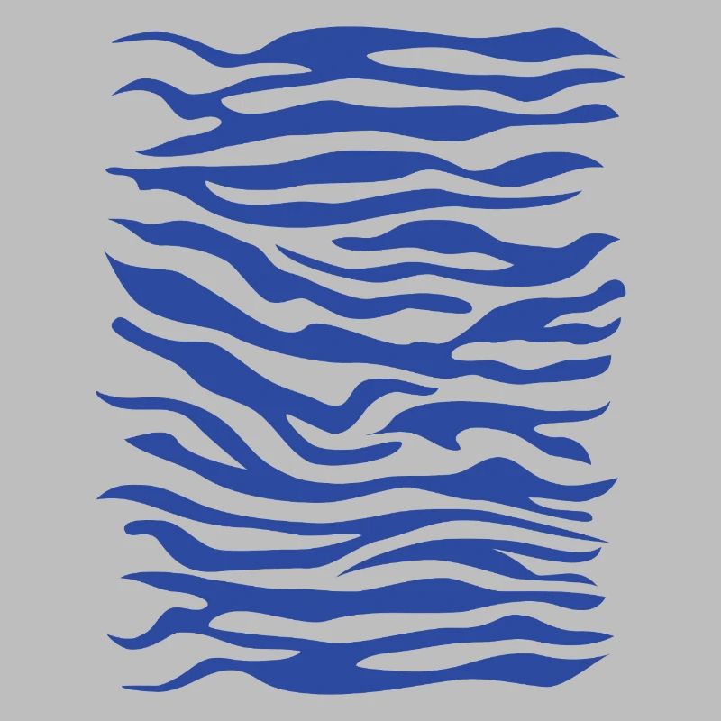 Zebra Pattern Blue