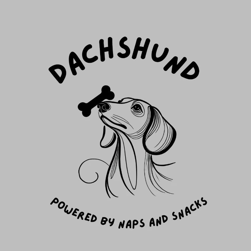Dachshund - Powered by Naps and Snacks