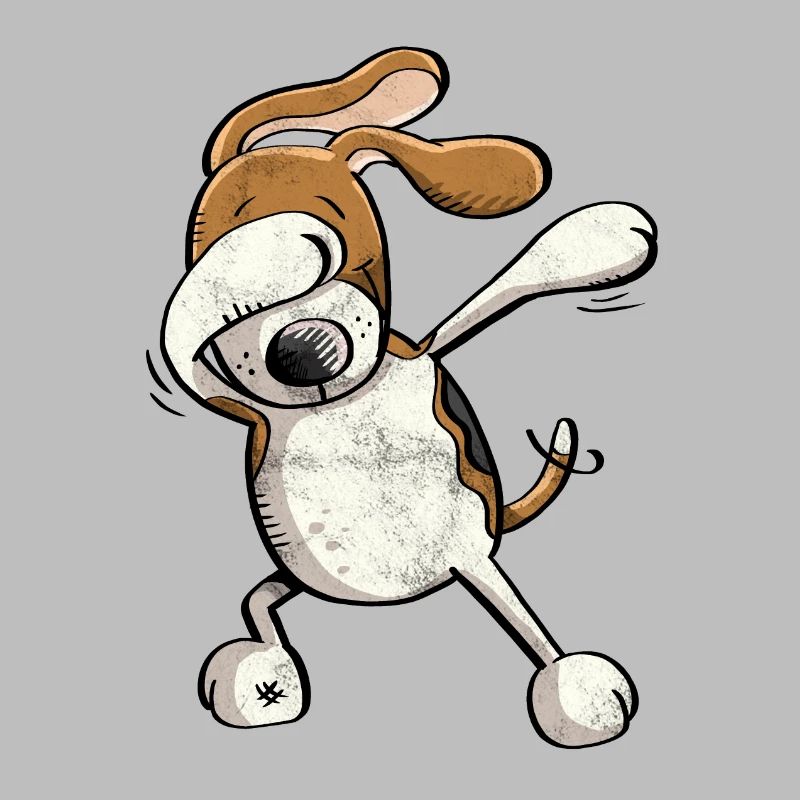 Cool Dab Beagle - Dog - Dabbing - Dance