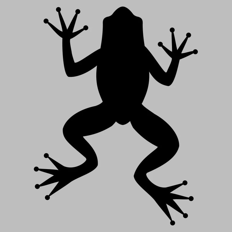 Frog toad tree frog silhouette