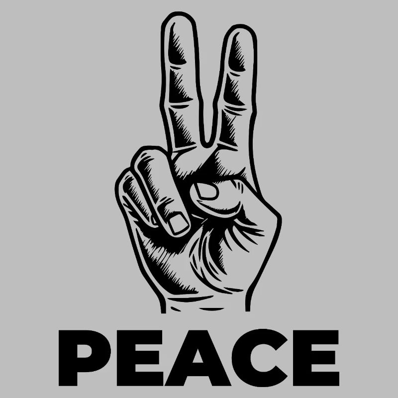 Peace – Statement mit Handzeichen