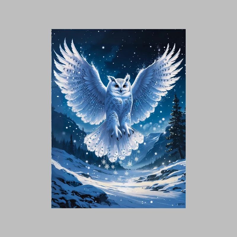 Schnee-Eule