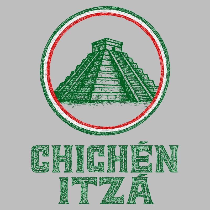 Drapeau du temple de Chichen Itza Mexique