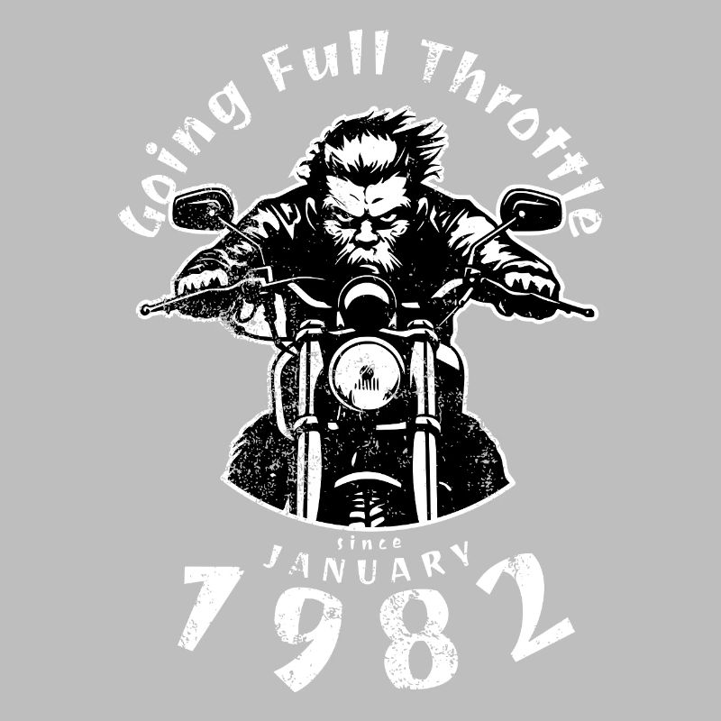 44. Geburtstag Going Full Throttle Since 01/1982