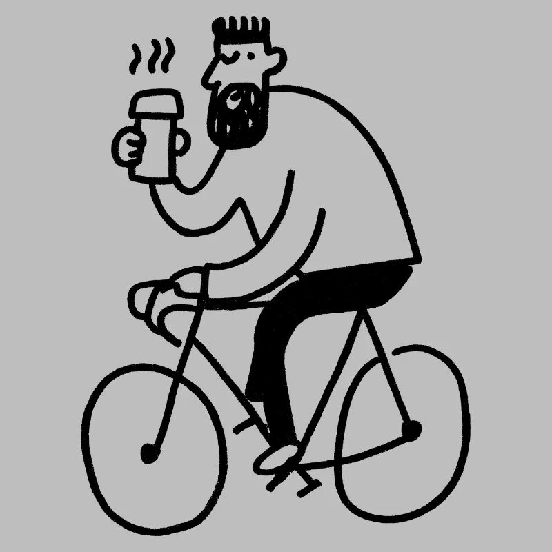 Hipster Biker