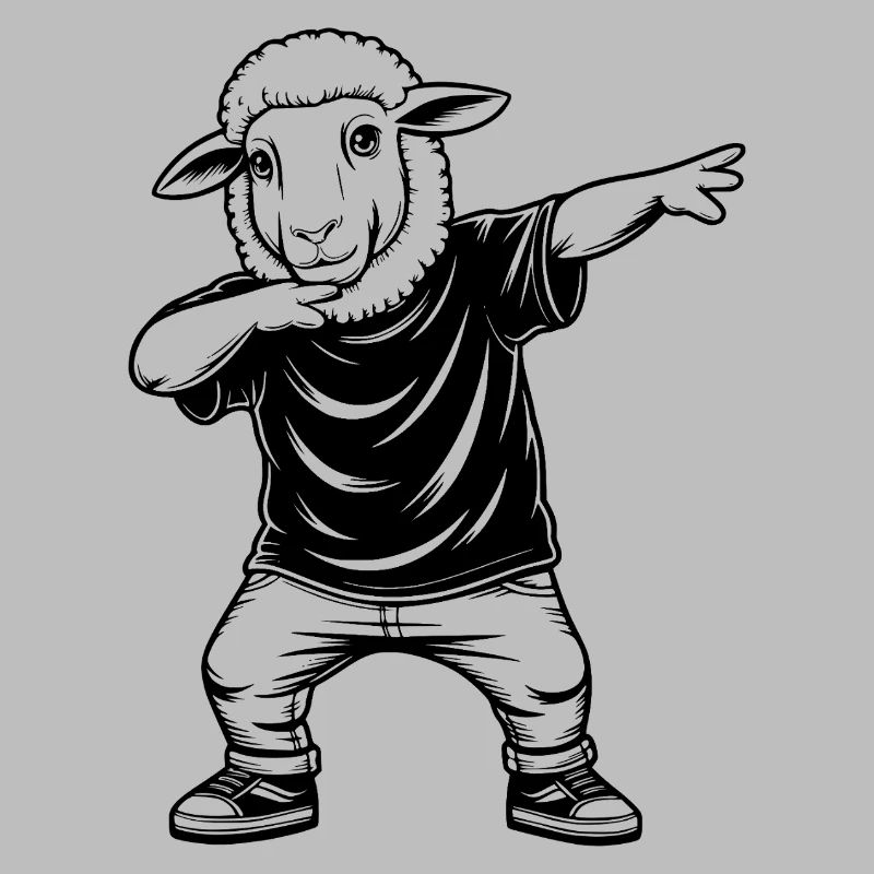Dabbing Sheep