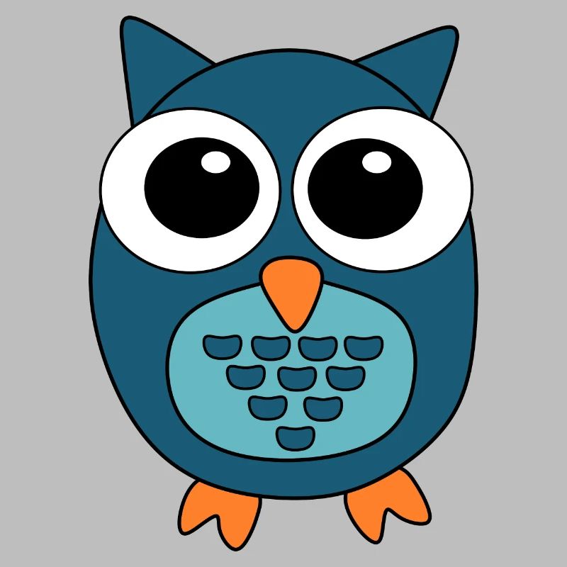 Eule blaue Eule