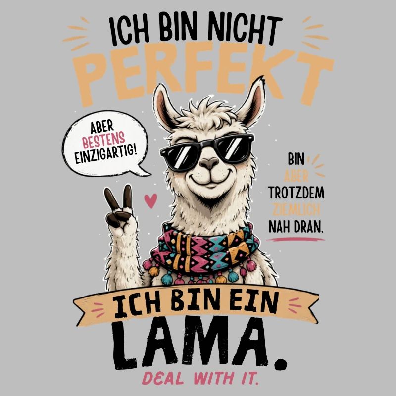 Perfekt: Einzigartige Llama-Style Illustration