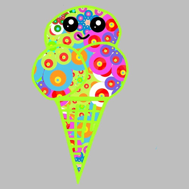 Retro Eis Vintage Kinder Kind 60er 