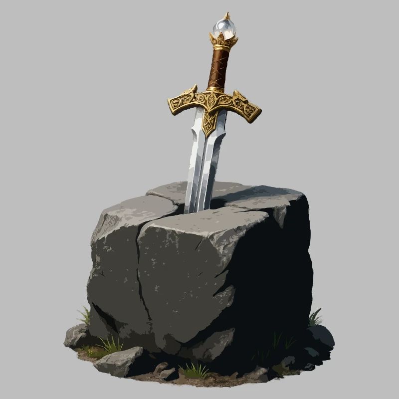 Épée dans le Rocher Excalibur
