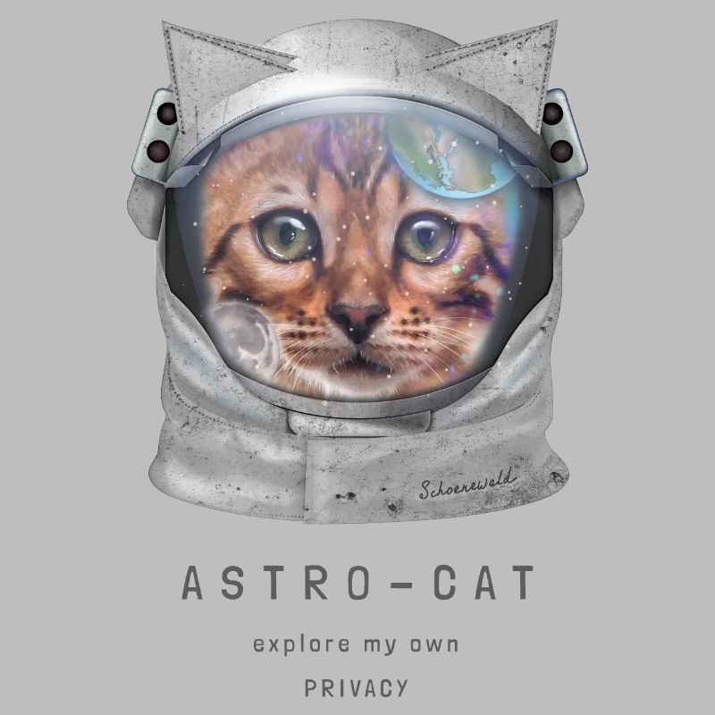 Astro chat Chat de l’espace Chat astronaute Chat dans l’espace