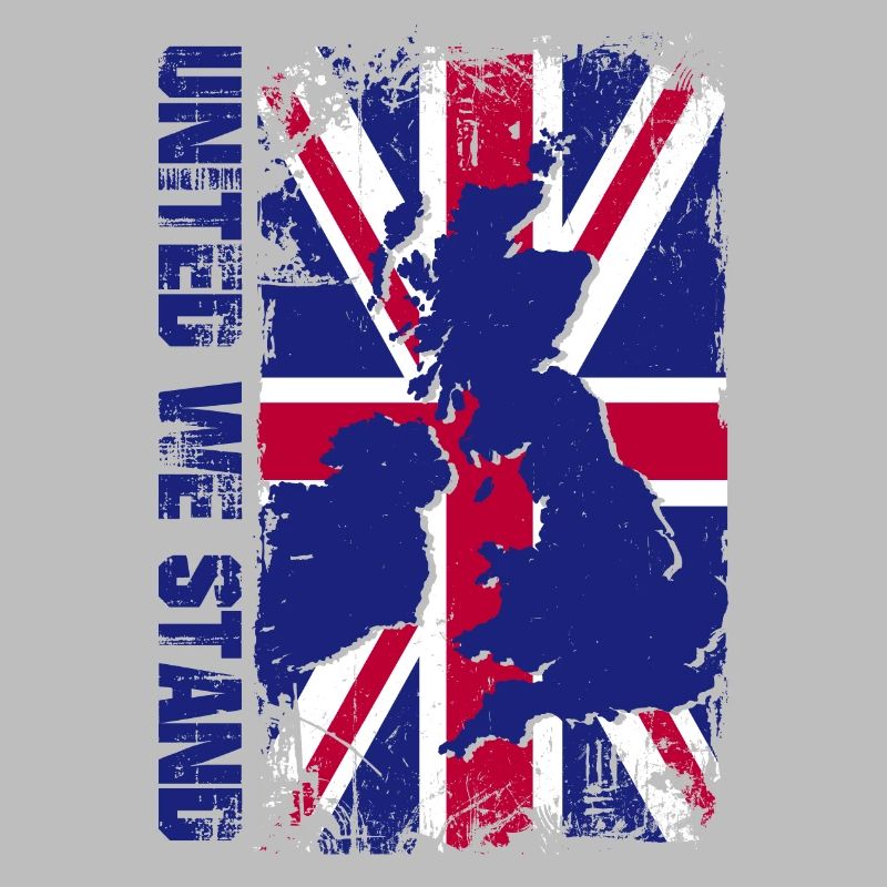 Union Jack Map Splash